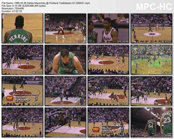 26.april 1990	Portland - Dallas (West 1st Round 1990,game 1)   109-102