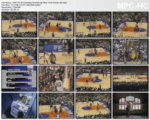 26.april 1997	New York - Charlotte (East 1st Round 1997,game 2)   100-93