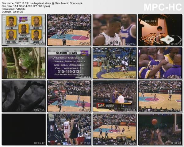 13.november 1997	San Antonio - Lakers   100-109 (OT)