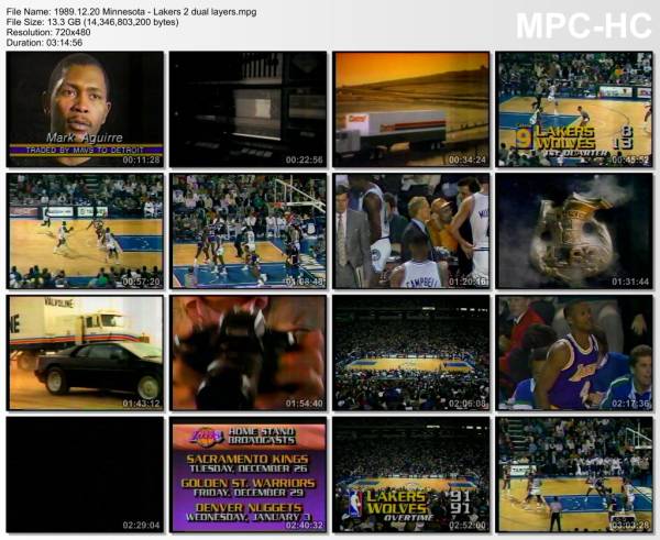 20.december 1989	Minnesota - Lakers   97-106 (OT)