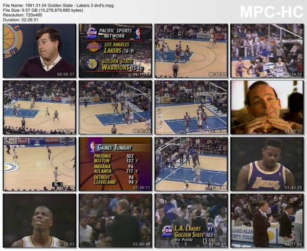4.january 1991	Golden State - Lakers   115-99