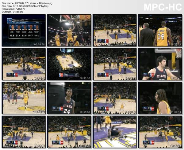 17.february 2009	Lakers - Atlanta   96-83