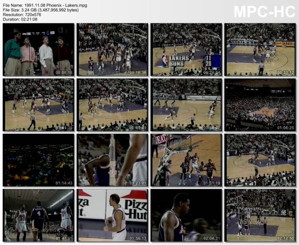 8.november 1991	Phoenix - Lakers   113-85