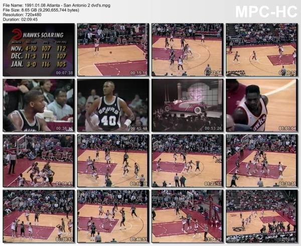 8.january 1991	Atlanta - San Antonio   109-98
