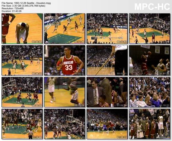 28.december 1993	Seattle - Houston   112-97