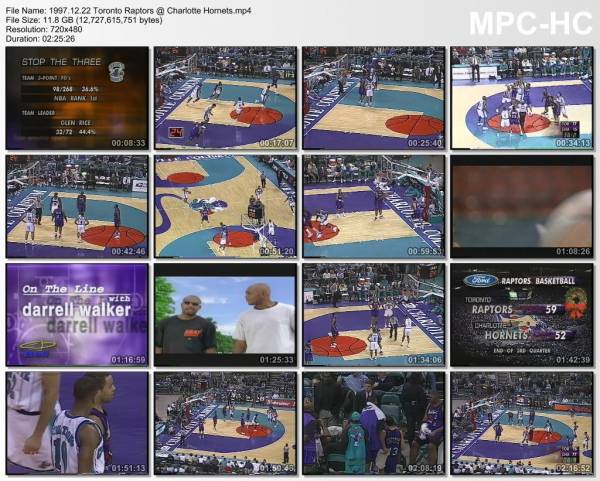 22.december 1997	Charlotte - Toronto   81-79