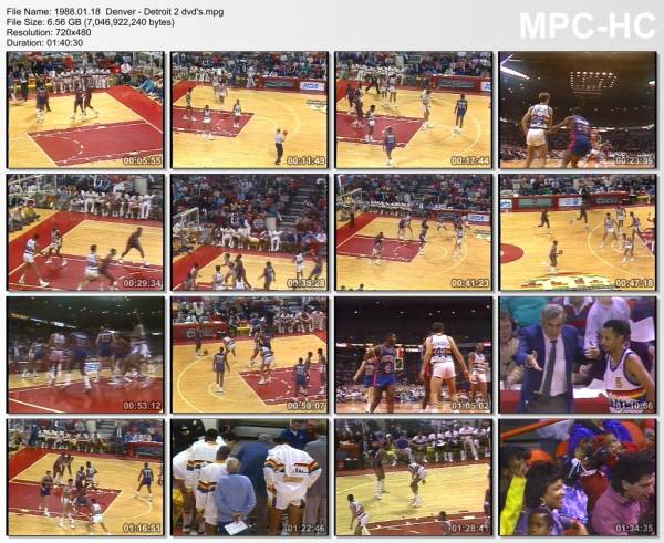 18.january 1988	Denver - Detroit   123-116