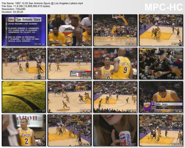 5.december 1997	Lakers - San Antonio   98-88