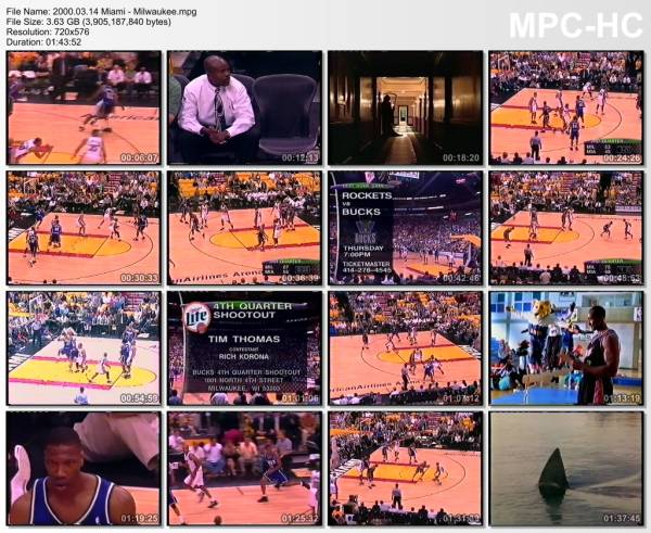 14.march 2000	Miami - Milwaukee   108-104