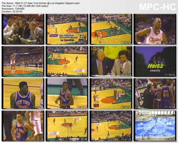 27.january 1994	Clippers - New York   101-103