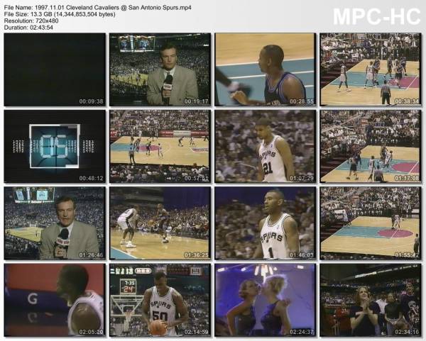 1.november 1997	San Antonio - Cleveland   83-80
