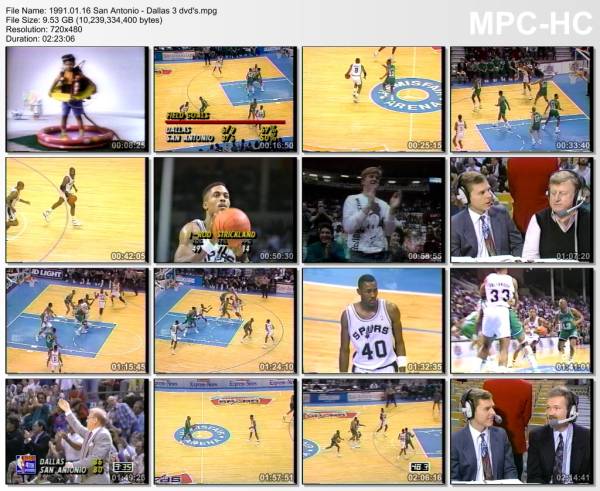 16.january 1991	San Antonio - Dallas   100-94