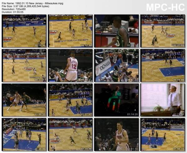 10.january 1992	New Jersey - Milwaukee   104-97