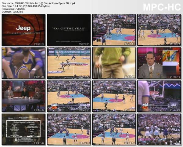9.may 1996	San Antonio - Utah (West Semifinals 1996,game 2)   88-77