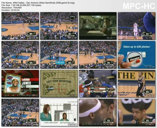 19.may 2006	Dallas - San Antonio (West Semifinals 2006,game 6)   86-91