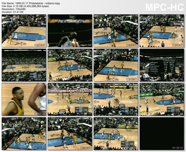 17.march 1999	Philadelphia - Indiana   114-110