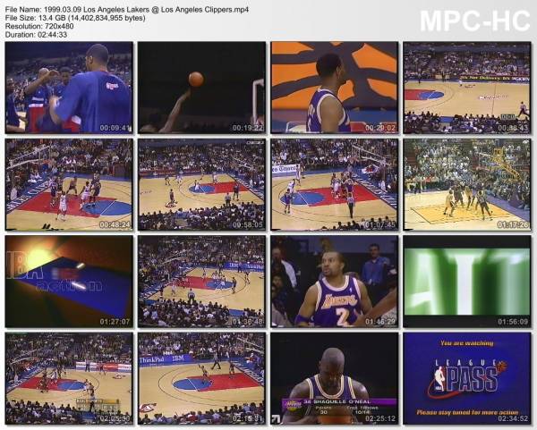 9.march 1999	Clippers - Lakers   99-103