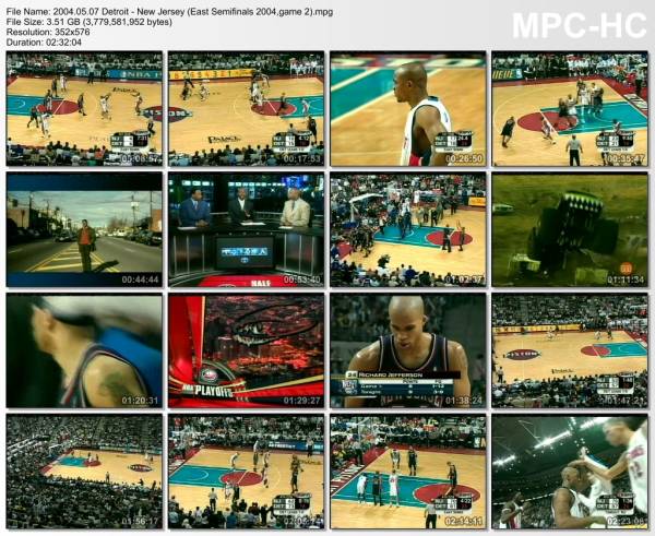 7.may 2004	Detroit - New Jersey (East Semifinals 2004,game 2)   95-80
