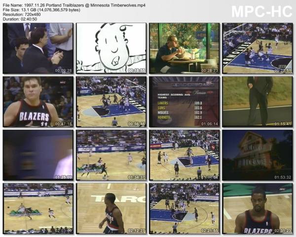 26.november 1997	Minnesota - Portland   90-96