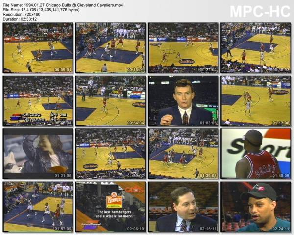 27.january 1994	Cleveland - Chicago   100-84