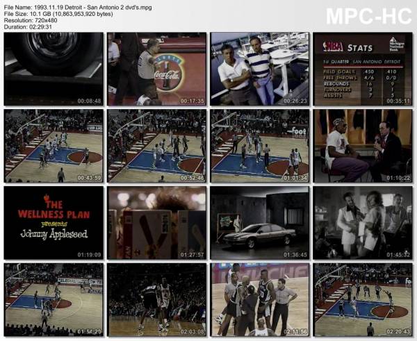 19.november 1993	Detroit - San Antonio   95-86