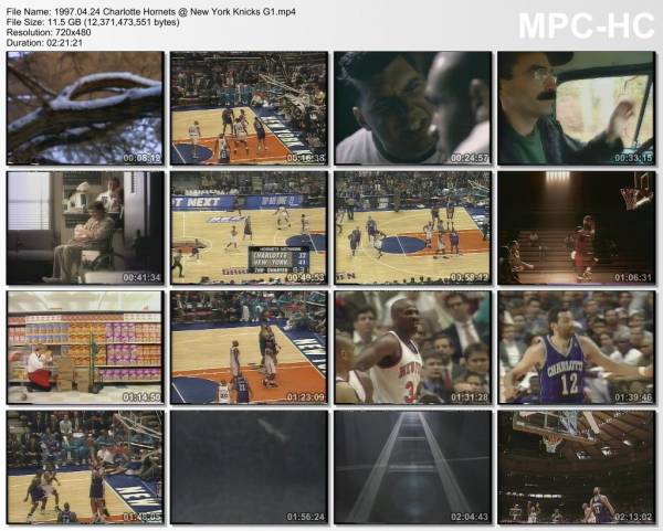 24.april 1997	New York - Charlotte (East 1st Round 1997,game 1)   109-99