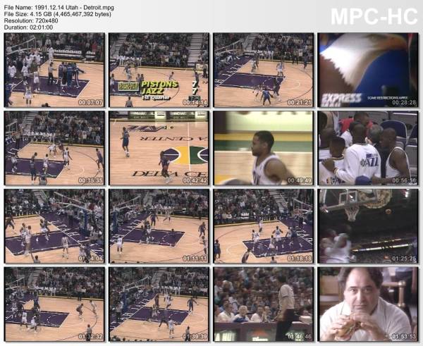 14.december 1991	Utah - Detroit   102-100