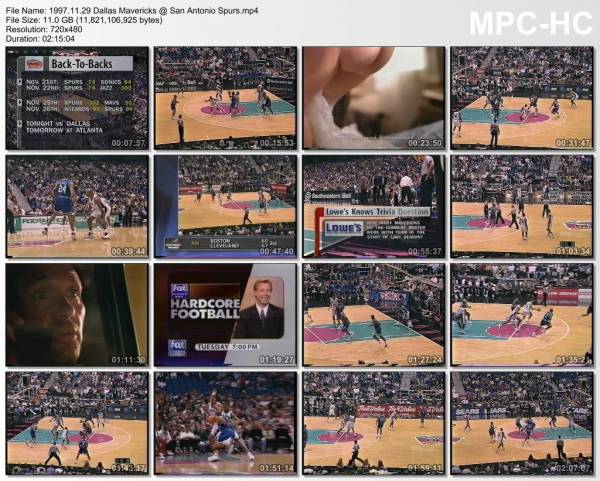 29.november 1997	San Antonio - Dallas   96:87
