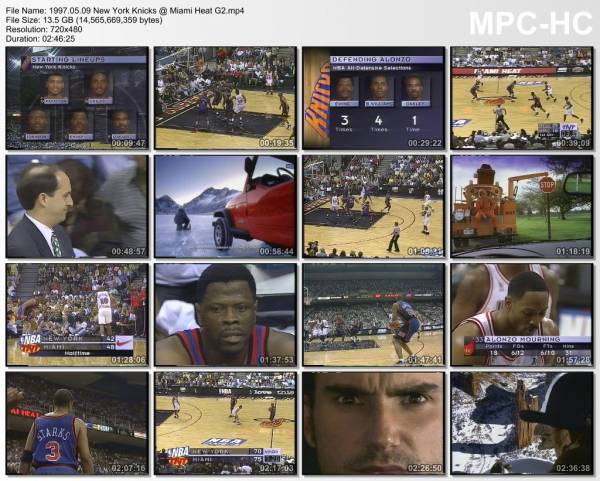 9.may 1997	Miami - New York (East Semifinals 1997,game 2)   88-84