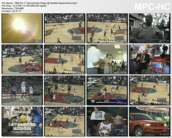 17.february 1999	Seattle - Sacramento   106-109