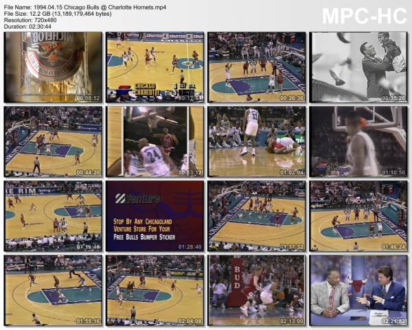 15.april 1994	Charlotte - Chicago   85-88