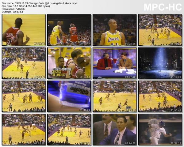19.november 1993	Lakers - Chicago   86-88