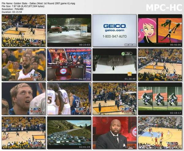 3.may 2007	Golden State - Dallas (West 1st Round 2007,game 6)   111-86