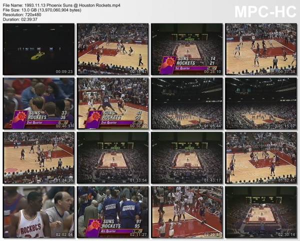 13.november 1993	Houston - Phoenix   99-95