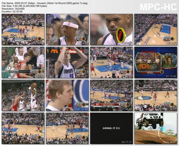 7.may 2005	Dallas - Houston   (West 1st Round 2005,game 7)   116-76