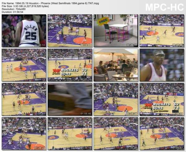 19.may 1994	Phoenix - Houston (West Semifinals 1994,game 6)   103-89