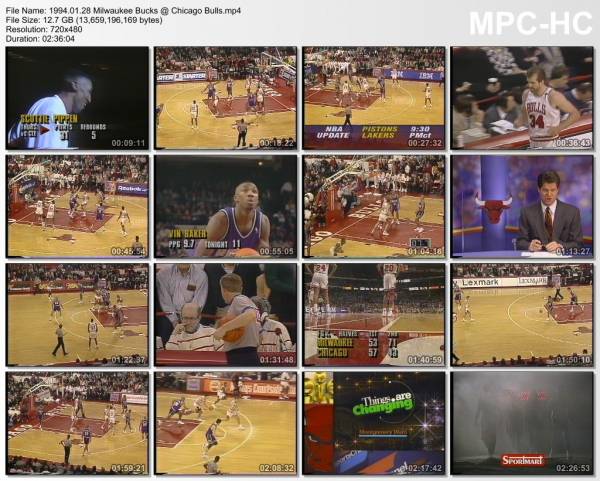 28.january 1994	Chicago - Milwaukee   113-96