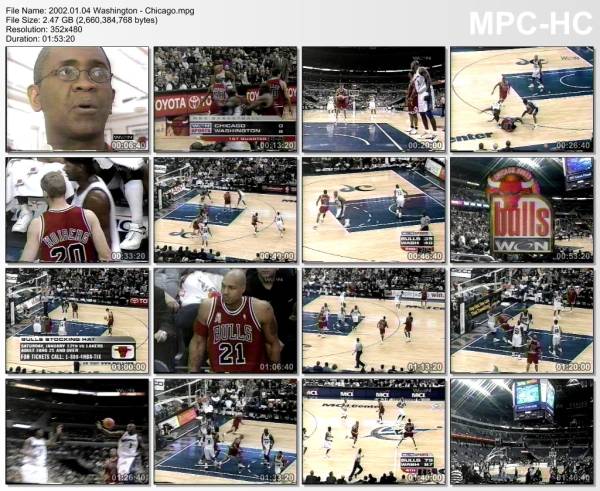 4.january 2002	Washington - Chicago   89-83