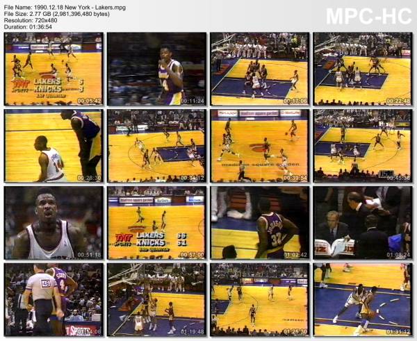 18.december 1990	New York - Lakers   97-100