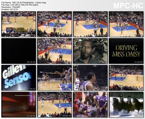25.february 1991	Philadelphia - Lakers   92-90