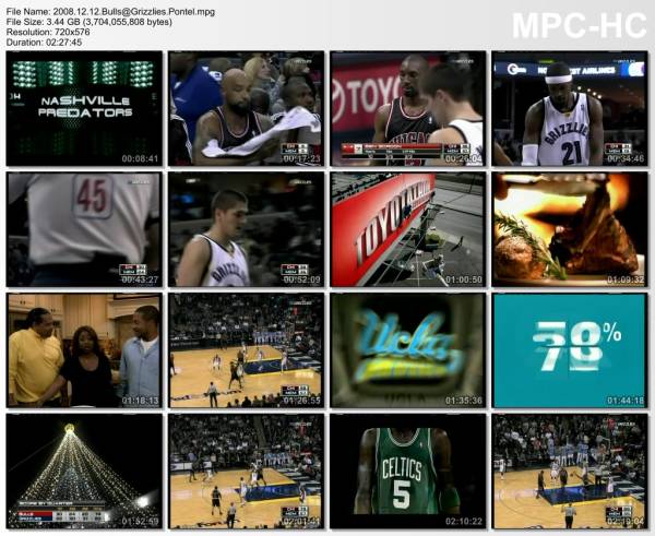12.december 2008	Memphis - Chicago   103-96