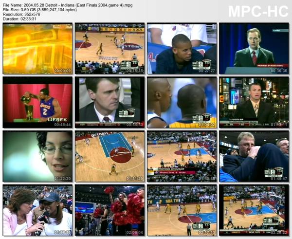 28.may 2004	Detroit - Indiana (East Finals 2004,game 4)   68-83