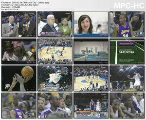 24.march 2009	Oklahoma City - Lakers   89-107