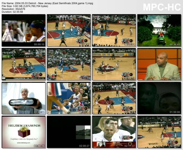 3.may 2004	Detroit - New Jersey (East Semifinals 2004,game 1)   78-56