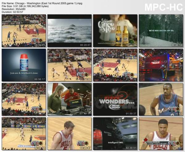 24.april 2005	Chicago - Washington (East 1st Round 2005,game 1)   103-94