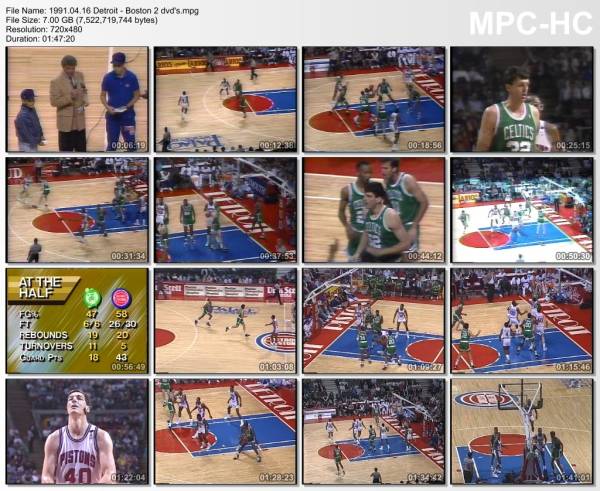 16.april 1991	Detroit - Boston   118-90