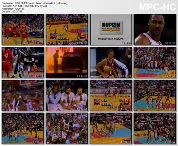 29.june 1992 	Dream Team - Canada (Tournament of the Americas 1992,group,game 2)   105-61