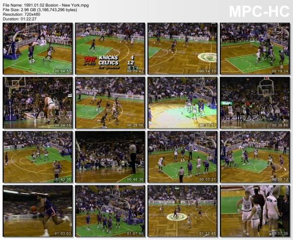 2.january 1991	Boston - New York   113-86