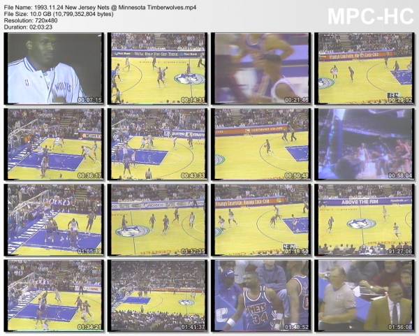 24.november 1993	Minnesota - New Jersey   107-106