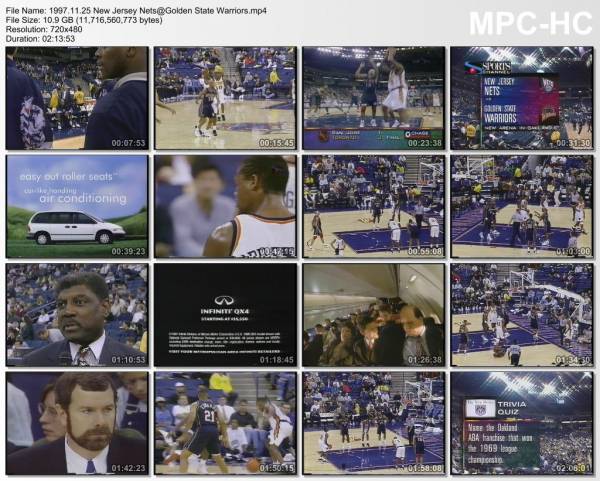 25.november 1997	Golden State - New Jersey   87-101